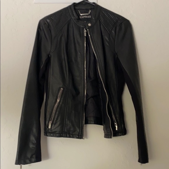Express Jackets & Blazers - Black Leather Express Jacket